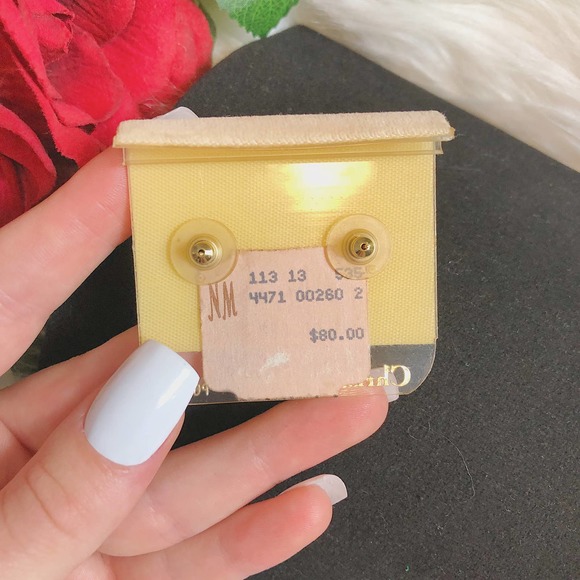 Christian Dior Vintage 14K Gold & Pearl Earrings - Picture 3 of 5